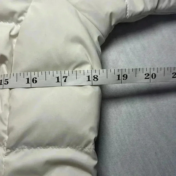 THE NORTH FACE Women's Stretch Down Hoodie Jacket White Hooded Women's Size S - Picture 10 of 16